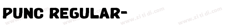punc regular字体转换 punc regular字体转换